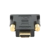 Видеоадаптер Cablexpert A-HDMI-DVI-1, HDMI (M) - DVI-I (M), Чёрный Видеоадаптер Cablexpert A-HDMI-DVI-1, HDMI (M) - DVI-I (M), Чёрный