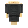 Видеоадаптер Cablexpert A-HDMI-DVI-1, HDMI (M) - DVI-I (M), Чёрный Видеоадаптер Cablexpert A-HDMI-DVI-1, HDMI (M) - DVI-I (M), Чёрный