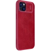Чехол книжка Nillkin iPhone 15 Plus - Qin Pro, Красный