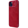 Чехол книжка Nillkin iPhone 15 Plus - Qin Pro, Красный