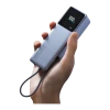 Power Bank, Xiaomi 10000 mah, (Integrated Cable) 165W, Gray, GL Power Bank, Xiaomi 10000 mah, (Integrated Cable) 165W, Gray, GL