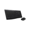 Клавиатура и мышь Logitech MK270, Беспроводное, Чёрный