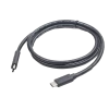 Кабель для зарядки и синхронизации Cablexpert CCP-USB3.1-CMCM-1M, USB Type-C/USB Type-C, 1м, Чёрный Кабель для зарядки и синхронизации Cablexpert CCP-USB3.1-CMCM-1M, USB Type-C/USB Type-C, 1м, Чёрный