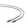 Кабель для зарядки и синхронизации Cablexpert CCP-USB3.1-CMCM-1M, USB Type-C/USB Type-C, 1м, Чёрный Кабель для зарядки и синхронизации Cablexpert CCP-USB3.1-CMCM-1M, USB Type-C/USB Type-C, 1м, Чёрный