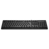 Keyboard A4Tech FK12, Fstyler FN Multimedia Wired Keyboard ( US+RU+RO ), Black