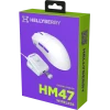 Gaming Mouse HATOR Hellyberry HM47, Alb | Violet Gaming Mouse HATOR Hellyberry HM47, Alb | Violet