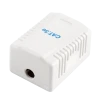 Priză pentru montare pe perete Cablexpert NCAC-1F5E-01, Alb Priză pentru montare pe perete Cablexpert NCAC-1F5E-01, Alb