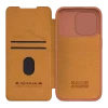 Чехол книжка Nillkin iPhone 15 Pro Max - Qin Pro, Коричневый