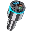 Car Charger Proove FM Launcher Nexus (PD+QC3.0) Type-C+USB Black