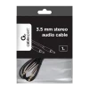 Cablu audio Cablexpert CCAP-444-1M, 3.5mm 3-pin (M) - 3.5mm 3-pin (M), 1m, Negru Cablu audio Cablexpert CCAP-444-1M, 3.5mm 3-pin (M) - 3.5mm 3-pin (M), 1m, Negru