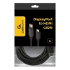 Cablu Video Cablexpert CC-DP-HDMI-5M, DisplayPort (M) - HDMI (M), 5m, Negru Cablu Video Cablexpert CC-DP-HDMI-5M, DisplayPort (M) - HDMI (M), 5m, Negru