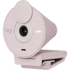 Camera Logitech BRIO 300, 1080p/30fps, FoV 70°, 2MP, Fixed Focus, Shutter, 1.5m, Type C, Rose