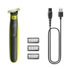 Trimmer pentru bărbați Philips OneBlade QP2724/23, Negru | Verde Trimmer pentru bărbați Philips OneBlade QP2724/23, Negru | Verde