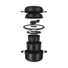 Set de vase RESTO 95800, Negru