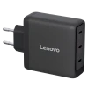 Lenovo USB-C Multi-port 100W GaN Charger, 3xUSB-C; (WxDxH): 70x70x30.5 mm, Weight: 240 g., USB-C cab Lenovo USB-C Multi-port 100W GaN Charger, 3xUSB-C; (WxDxH): 70x70x30.5 mm, Weight: 240 g., USB-C cab
