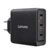 Lenovo USB-C Multi-port 100W GaN Charger, 3xUSB-C; (WxDxH): 70x70x30.5 mm, Weight: 240 g., USB-C cab Lenovo USB-C Multi-port 100W GaN Charger, 3xUSB-C; (WxDxH): 70x70x30.5 mm, Weight: 240 g., USB-C cab