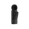 Портативный записывающий микрофон Boya BY-V20 V2.0, Беспроводной, Черный