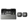 Портативный записывающий микрофон DJI Mic 3 (2 TX + 1 RX + Charging Case), Беспроводной, Черный