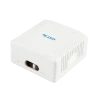 Розетка для настенного крепления Cablexpert NCAC-2F5E-01, Белый