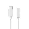 Аудио адаптер Cablexpert A-CM-3.5F-01, USB Type-C (M) - 3.5mm 4-pin (F), 0,01 м, Белый Аудио адаптер Cablexpert A-CM-3.5F-01, USB Type-C (M) - 3.5mm 4-pin (F), 0,01 м, Белый