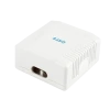 Priză pentru montare pe perete Cablexpert NCAC-2F6-01, Alb