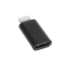 Audio Adaptor Cablexpert A-USB-CF8PM-01, Lightning - USB Type-C, Negru Audio Adaptor Cablexpert A-USB-CF8PM-01, Lightning - USB Type-C, Negru