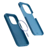 Husă Etteri Silicone Mag case penru iPhone 16 Pro, Albastru-închis
