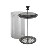 Cafetiera French Press Polaris Graphit-1000FP, 1L, Gri