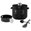 Мультиварка-скороварка Tefal CY754830, Чёрный Мультиварка-скороварка Tefal CY754830, Чёрный