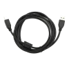 Кабель данных для периферийных устройств Cablexpert CCFB-USB2-AMBM-1.5M, USB Type-A/USB Type-B, 1,5м, Чёрный