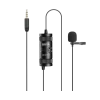 Портативный записывающий микрофон Boya BY-M1 Pro II, Проводной аналоговый, Черный
