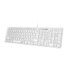 Клавиатура Genius SlimStar 126, Проводное, Белый Клавиатура Genius SlimStar 126, Проводное, Белый