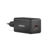 Lenovo USB-C 65W Mini GaN Charger, 1xUSB-C, (WxDxH): 61.25x32.6x32.6 mm, Weight: 110 g., USB-C cable