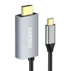 Adaptor USB Choetech XCH-M180, USB Type-C (F) - HDMI (F), 1,8m, Argintiu Adaptor USB Choetech XCH-M180, USB Type-C (F) - HDMI (F), 1,8m, Argintiu