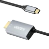Adaptor USB Choetech XCH-M180, USB Type-C (F) - HDMI (F), 1,8m, Argintiu Adaptor USB Choetech XCH-M180, USB Type-C (F) - HDMI (F), 1,8m, Argintiu