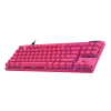 Клавиатура Logitech G Pro X TKL Rapid, Проводное, Пурпурный