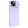 Чехол Nillkin iPhone 15 Plus, CamShield Silky Silicone, Misty Purple Чехол Nillkin iPhone 15 Plus, CamShield Silky Silicone, Misty Purple