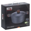 Cratiță RESTO 93505, 6.6L, 28cm, Negru Cratiță RESTO 93505, 6.6L, 28cm, Negru