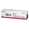 Тонер-картридж Canon CRG-067H, Голубой Тонер-картридж Canon CRG-067H, Голубой