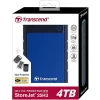 Внешний портативный жесткий диск Transcend StoreJet 25H3B, 4 TB, Морской Синий (TS4TSJ25H3B)