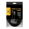 Видео кабель Cablexpert CC-HDMI-DVI-10, HDMI (M) - DVI-I (M), 3м, Чёрный