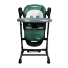 Scaun de masa 2 in 1 Caretero INDIGO BLACK GREEN Scaun de masa 2 in 1 Caretero INDIGO BLACK GREEN