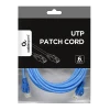 Patch cord Cablexpert PP6U-3M/B, Cat6 UTP, 3m, Albastru