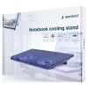 Охлаждающая подставка для ноутбука Gembird NBS-2F15-05, 15,6", Чёрный Охлаждающая подставка для ноутбука Gembird NBS-2F15-05, 15,6