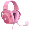 Căști gaming Havit H2002d, Cu fir, Roz Căști gaming Havit H2002d, Cu fir, Roz