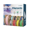 ABS 1.75 mm, Silver Filament, 1 kg, Gembird, 3DP-ABS1.75-01-S