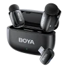 Портативный записывающий микрофон Boya mini 2-02, Беспроводной, Черный Портативный записывающий микрофон Boya mini 2-02, Беспроводной, Черный