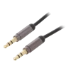 Audio Adaptor Cablexpert CCAP-444-0.75M, 3.5mm 3-pin (M) - 3.5mm 3-pin (M), 0,75m, Negru
