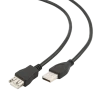 Удлинитель Cablexpert CCP-USB2-AMAF-10, USB Type-A (M)/USB Type-A (F), 3м, Чёрный