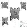 Suport fixat pe perete Gembird WM-42F-03, Negru Suport fixat pe perete Gembird WM-42F-03, Negru